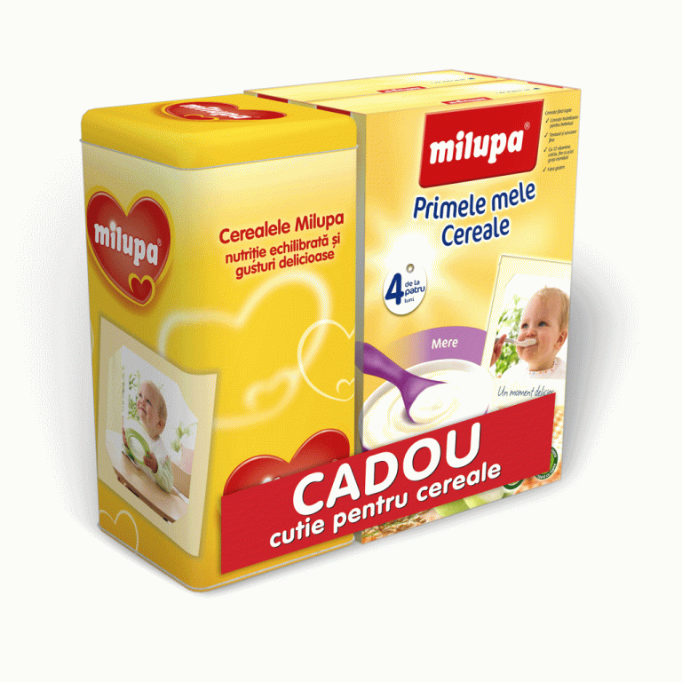Nutritie echilibrata, gusturi delicioase si un cadou surpriza cu cerealele Milupa