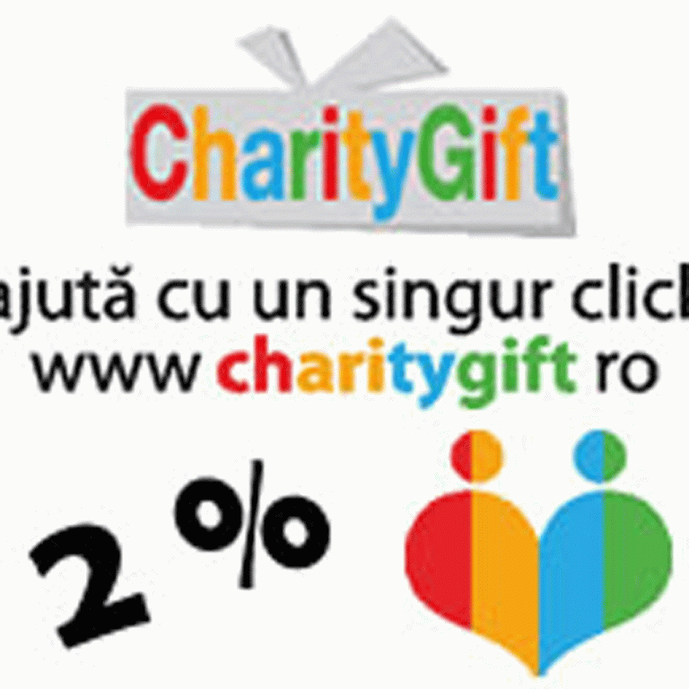 CharityGift.ro te provoaca la concurs in cadrul campaniei « 2 % Ajuta cu un singur click »