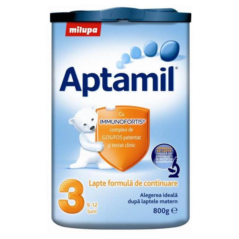 Noua formula de lapte de continuare pentru sugari – Aptamil 3