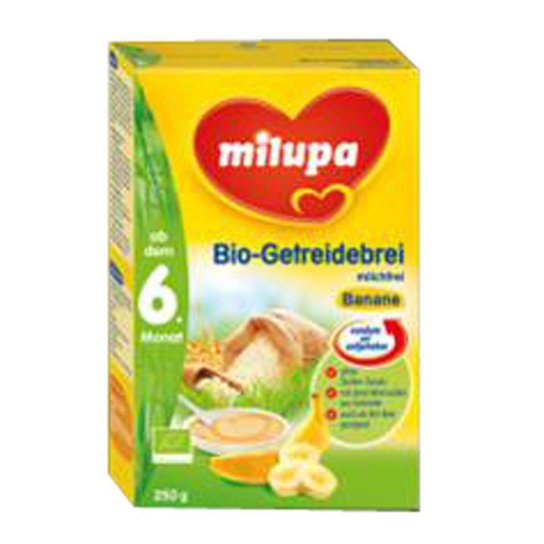 Noile Cereale Milupa BIO, cu banane organice