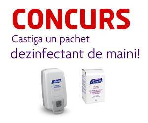 Castiga un pachet dezinfectant de maini!