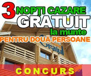 Castiga 3 nopti cazare la munte pentru doua persoane