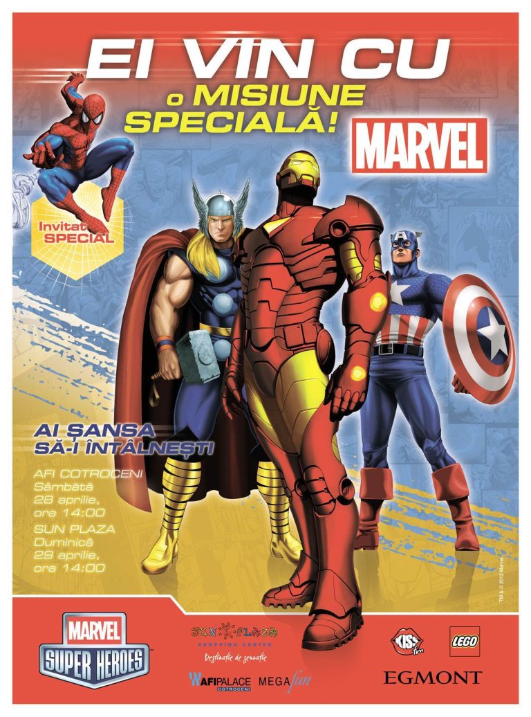 Weekendul supereroilor Marvel in Bucuresti