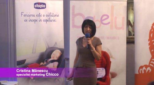 Cristina Manescu, Chicco, despre scaunele auto pentru copii