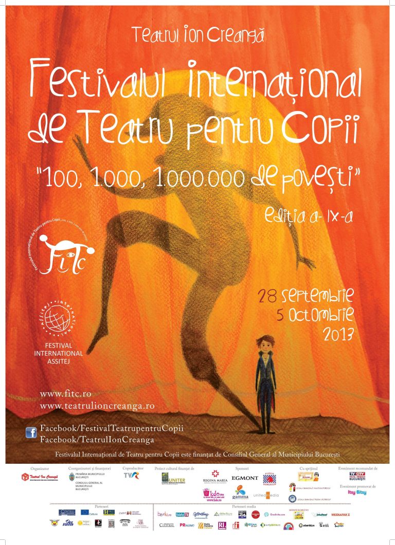 Jucarii gratuite la Festivalul International de Teatru pentru Copii