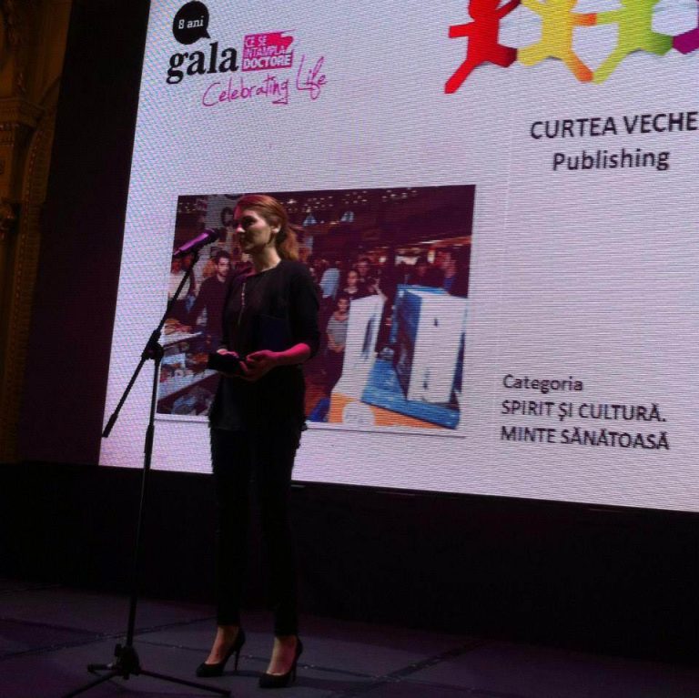 Curtea Veche Publishing, premiata la Gala „Ce se intampla, doctore?”