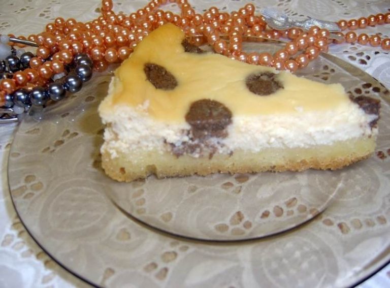 Cheesecake dalmatian