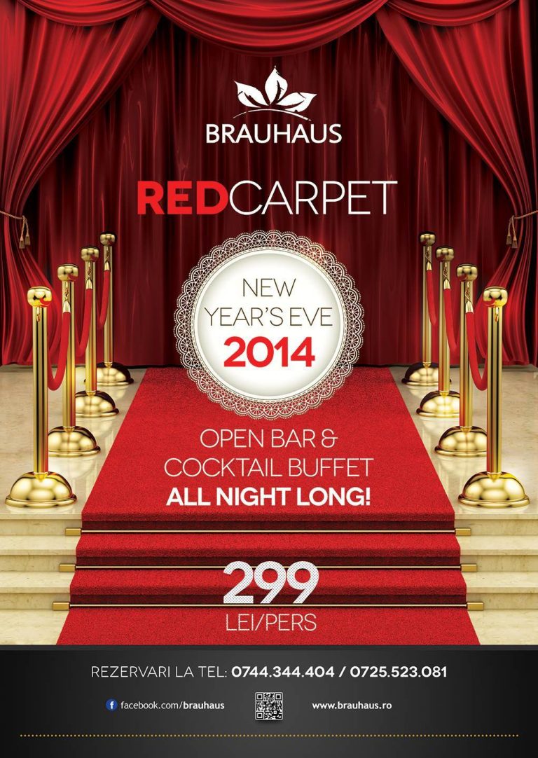 RED CARPET CELEBRITY NYE2014 @ BRAUHAUS in Centrul Istoric!