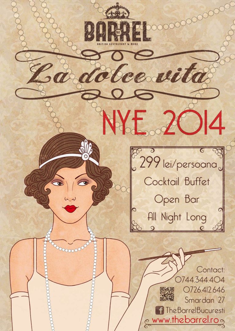 NYE 2014 La Dolce Vita @ The Barrel