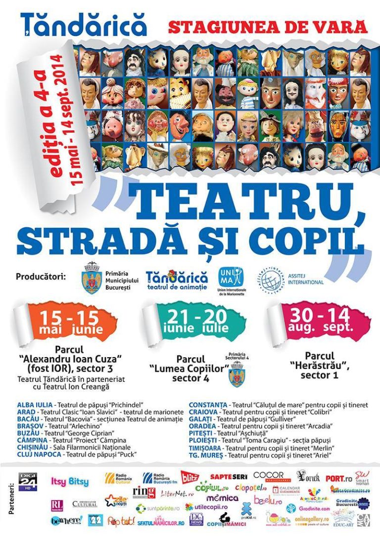 Incepe Festivalul de vara – „Teatru, Strada si Copil”