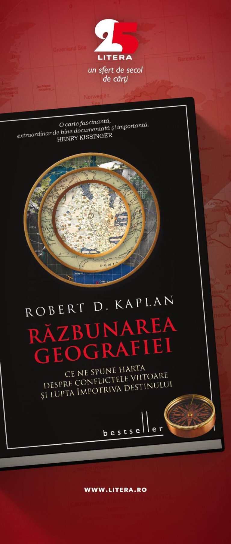 Robert D. Kaplan vine în România pentru lansarea cartii  Razbunarea geografiei, editata de Litera