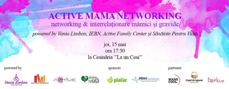 Active mama networking!