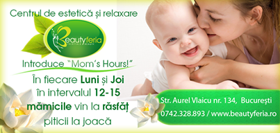 Program unic in Romania destinat mamicilor si destinderii ei!