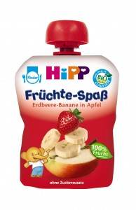 8521 HiPP Fruit-Fun Capsuni, banana in mar