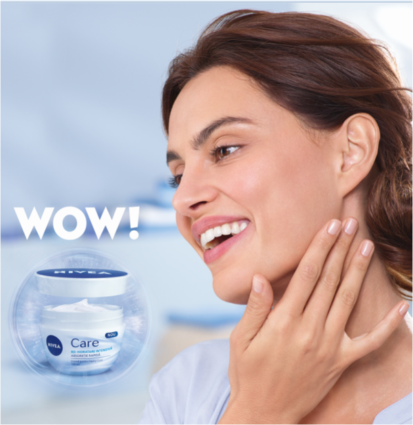 NIVEA Care, 100% hidratare, 0% senzatie grasa