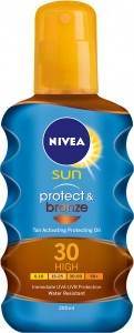 NIVEA SUN INVISIBLE PROTECTION TRANSPARENT SPRAY SPF20 150ml Height: 15,5cm