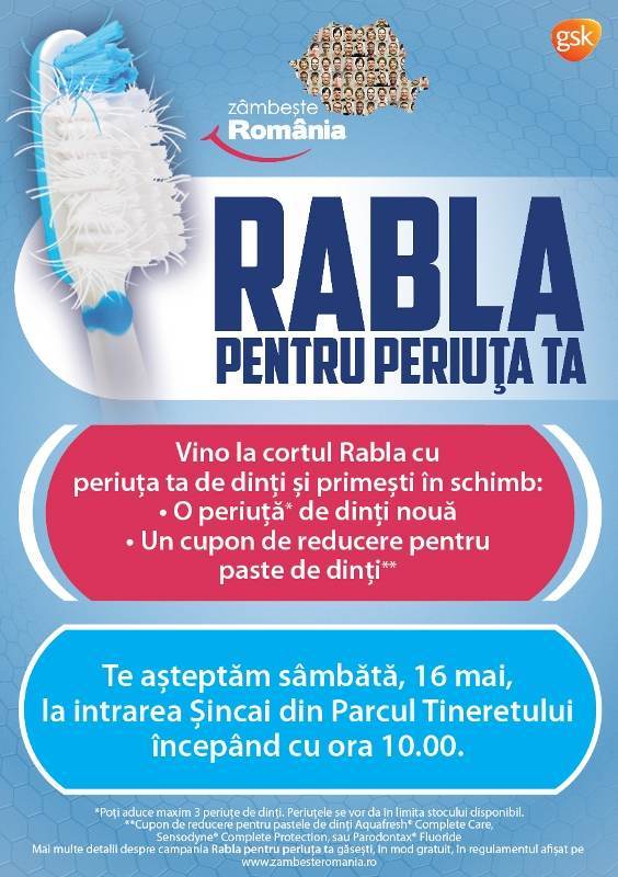 Incepe o noua editie a caravanei ”Rabla pentru Periuta Ta”