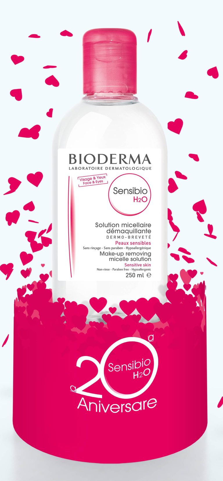 20 de ani de la inventarea solutiei micelare, Sensibio H2O!
