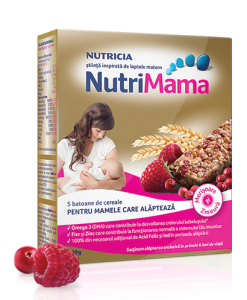 batoane NutriMama cu cereale si zmeura pentru mame care alapteaza