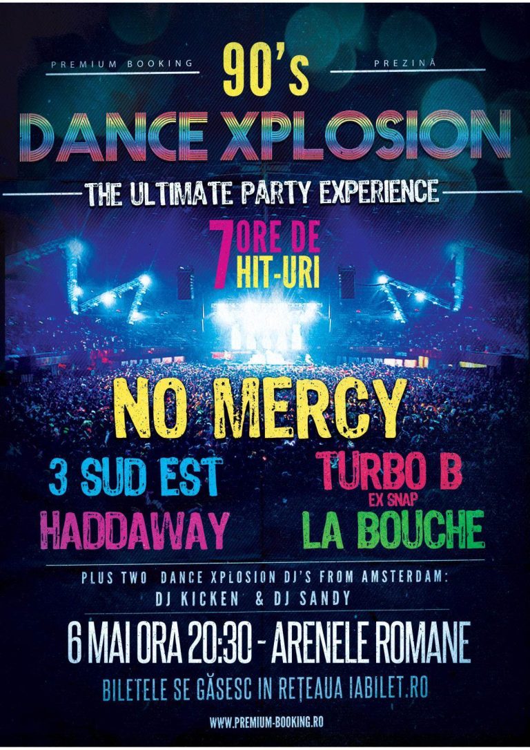 90’s Dance Xplosion – live, La Bucuresti!