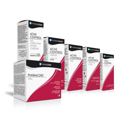 Alege să stai în lumină cu PharmaCore Acne Control
