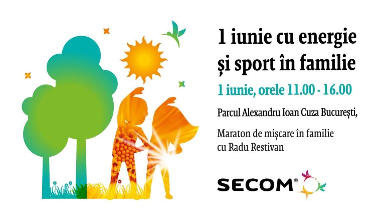 Secom® invită familiile să se bucure de 1 iunie prin mișcare