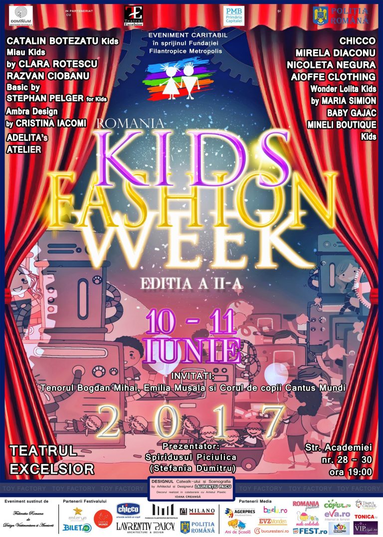 Pregatiti-va pentru Kids Fashion Week 2017, editia a II-a!