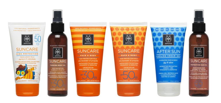 Noua gama Apivita Suncare fără riduri, fără pete, fără sebum