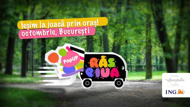 PopUP Răspiua: un spațiu de joacă polisenzorial mobil cucerește Bucureștiul