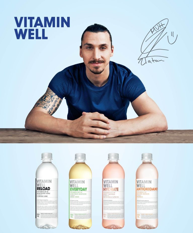Refresh your life alaturi de Vitamin Well si Zlatan Ibrahimovic