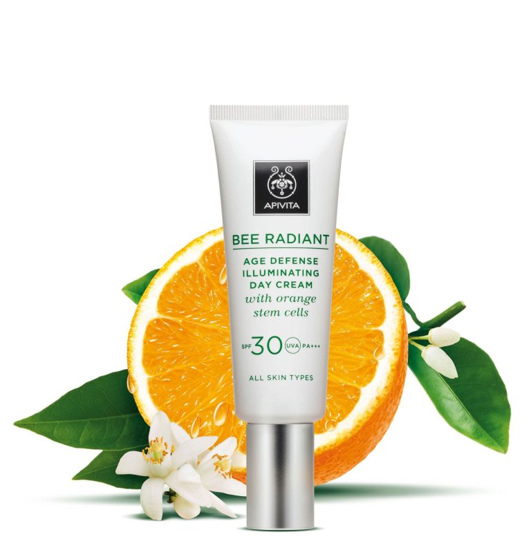 NOU! BEE RADIANT SPF 30 cu celule stem din portocală DARUL NATURII PENTRU UN TEN TÂNĂR ȘI LUMINOS