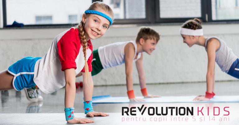 Revvolution Kids – program integrat de sport și nutriție adresat copiilor