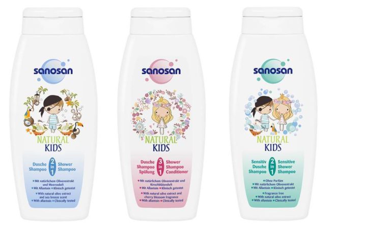 Transformă baia în distracție cu gama Sanosan Natural Kids