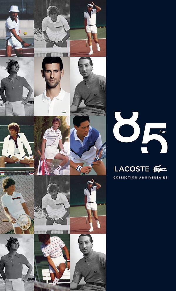 A 85-A COLECȚIE ANIVERSARĂ LACOSTE  UN TRIBUT DEDICAT CELOR OPT DECENII DE STIL
