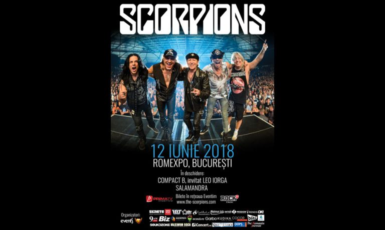 Un concert de colecție – Scorpions, pe 12 iunie 2018 la București, în cadrul Crazy World Tour