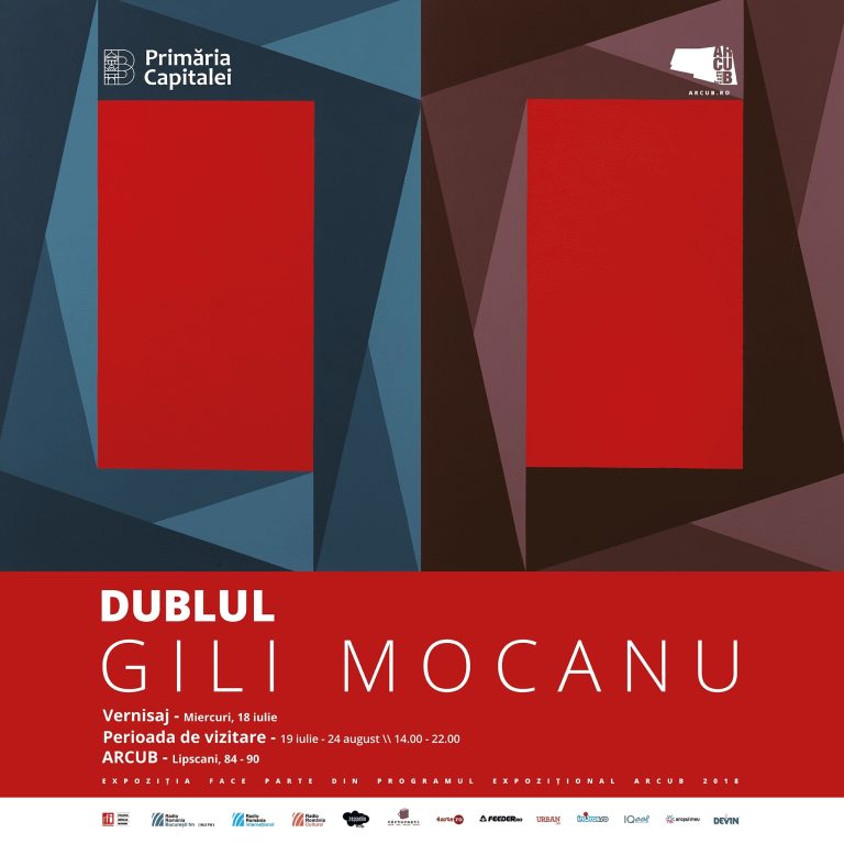 Gili Mocanu, unul dintre cei mai influenți  artiști contemporani, LA CEA DE-a treia   expoziție a anului de la ARCUB