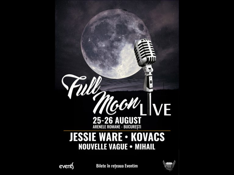 Magie, mister și cele mai frumoase voci care vor vrăji în weekendul cu lună plină din august – Jessie Ware, Kovacs, Nouvelle Vague, Mihail și alții vin pe 25 – 26 august la Full Moon Live 2018
