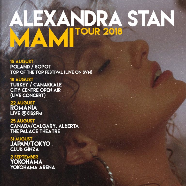 Alexandra Stan incepe turneul “MAMI” pe trei continente timp de doua saptamani