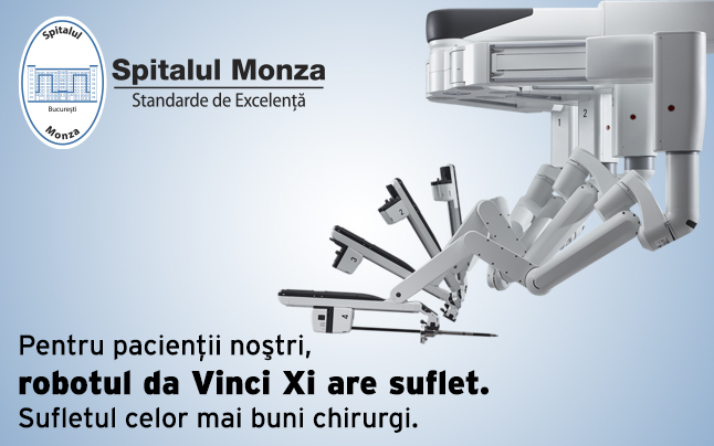 Investiție de 3 milioane de euro în robotul chirurgical da Vinci Xi la Spitalul Monza