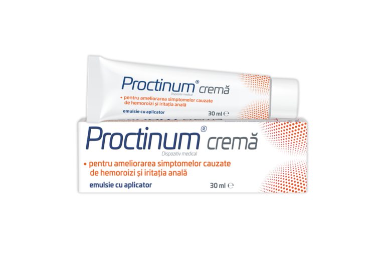 Proctinum cremă – un nou dispozitiv medical împotriva hemoroizilor!