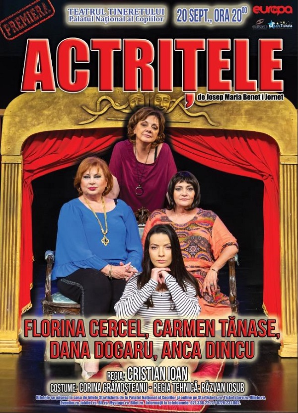 Premiera „Actrițele” va avea loc pe 20 septembrie! 