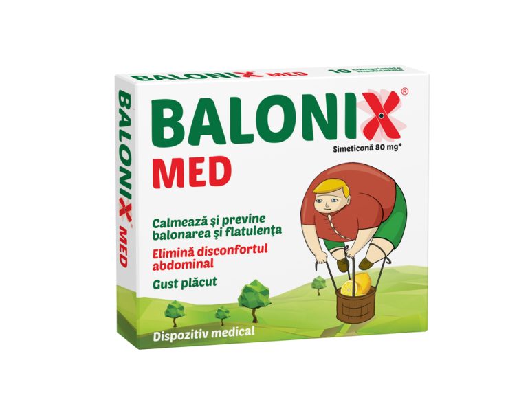 Scapă de balonare și de senzațiile asociate acesteia cu Balonix®MED