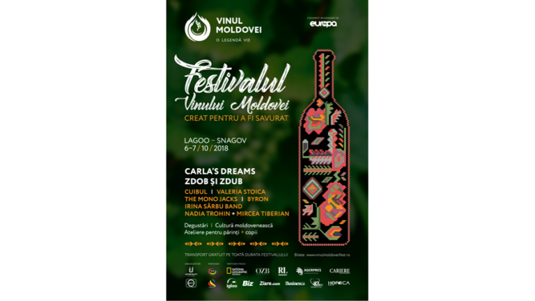 Mai sunt 2 zile până la Festivalul Vinului Moldovei – 6 – 7 octombrie, Snagov