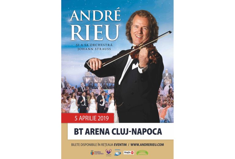 ANDRÉ RIEU în concert LIVE  pentru prima dată la Cluj-Napoca