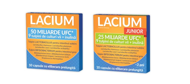 Restaurează echilibrul microflorei intestinale cu Lacium!