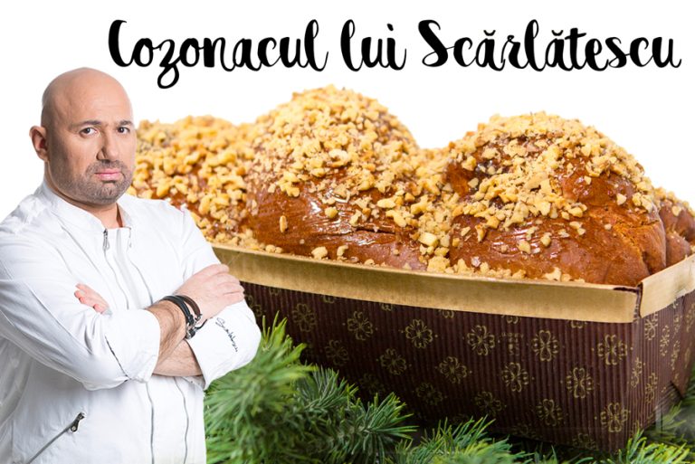 Cozonacul lui Scărlătescu – desertul perfect pentru Crăciun!