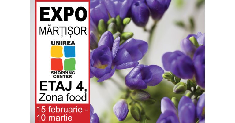 Primăvara soseşte mai devreme la Unirea Shopping Center, la Expo Mărţişor!