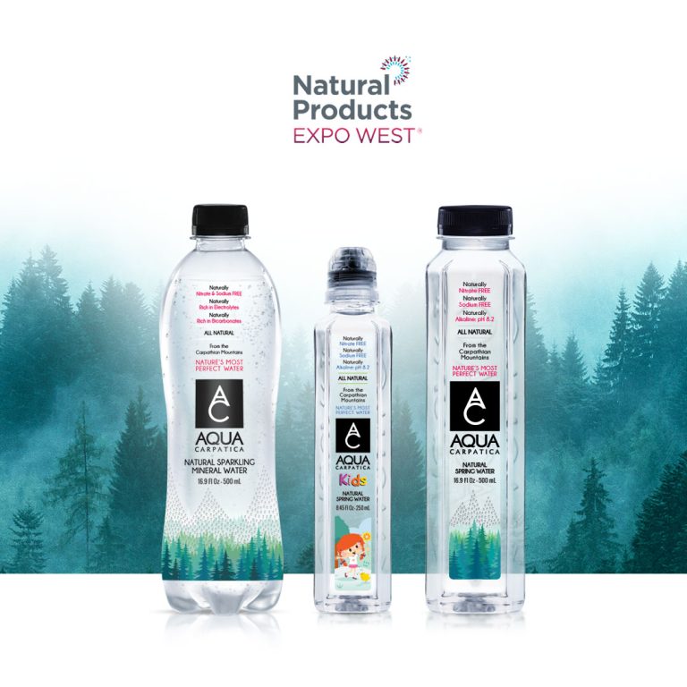 AQUA Carpatica, singurul brand românesc prezent la Natural Products Expo West din California, cel mai mare târg B2B dedicat industriei produselor organice