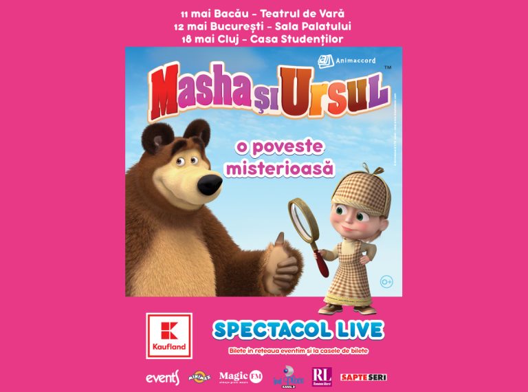 Andra Gogan îi dă din nou voce Mashei în spectacolul Poveste Misterioasă