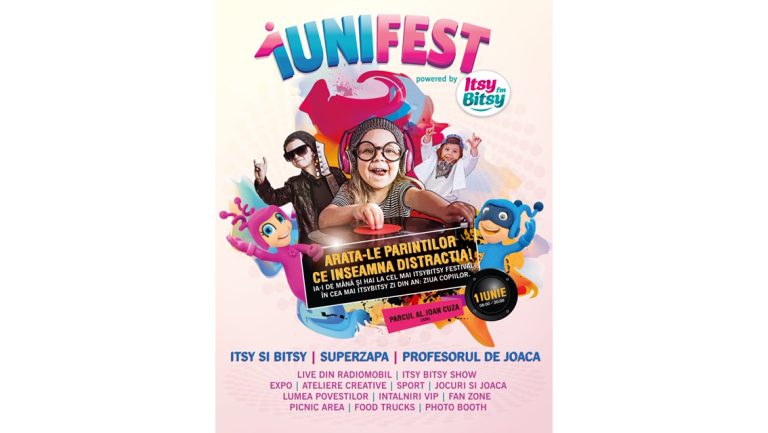 Pe 1 iunie, copiii le arată părinților ce înseamnă distracția, la 1UNIFEST!
